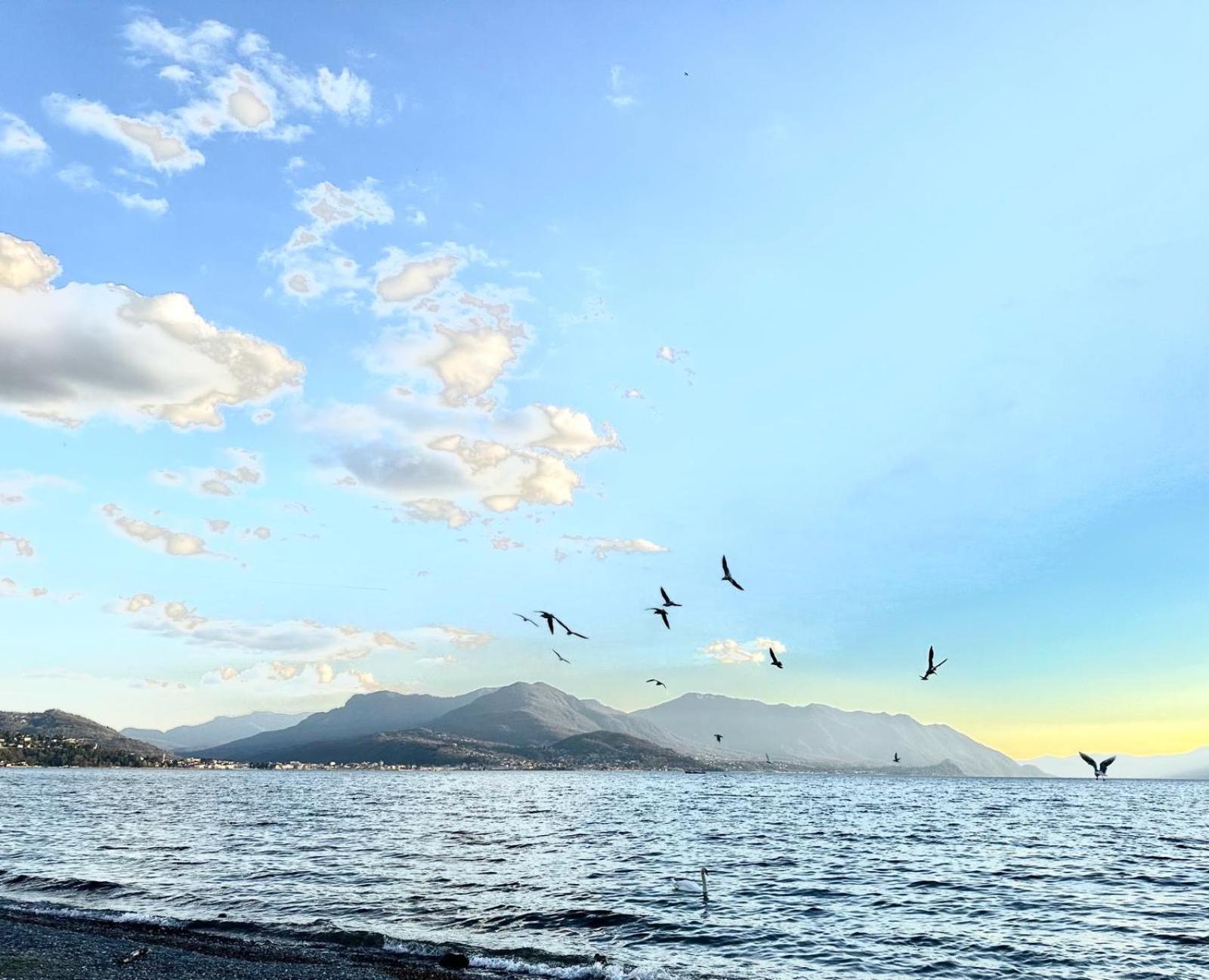 Casa Del Borgo "Aria & Acqua" Sul Lago Maggiore Maccagno Bagian luar foto