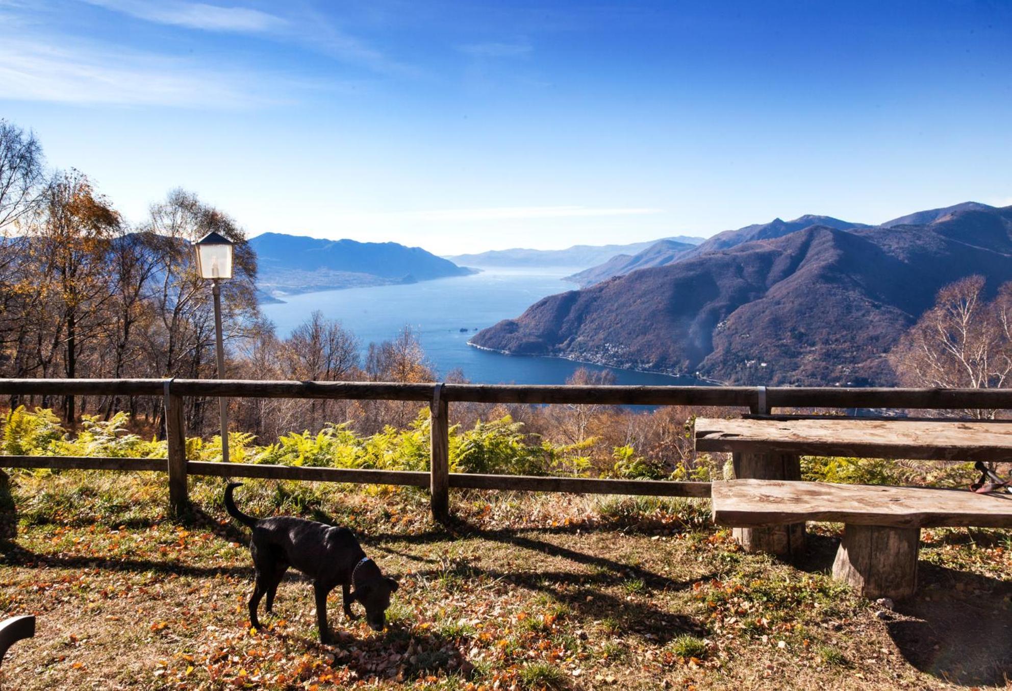 Casa Del Borgo "Aria & Acqua" Sul Lago Maggiore Maccagno Bagian luar foto